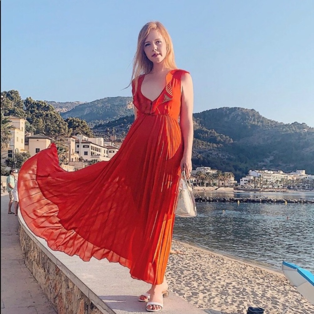 💋Zara Ruffled Maxi Dress 💋 - Picture 6 of 10